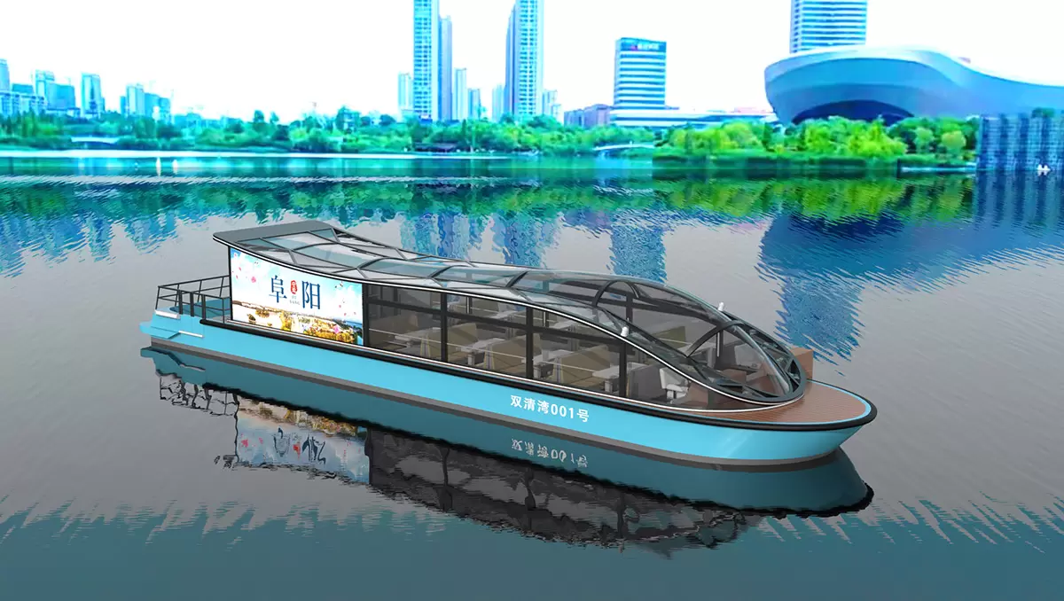 新款夜游观光艇 