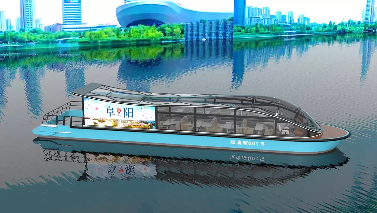 新款夜游观光艇 