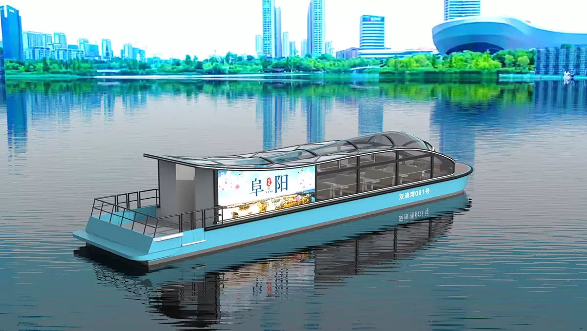 新款夜游观光艇 