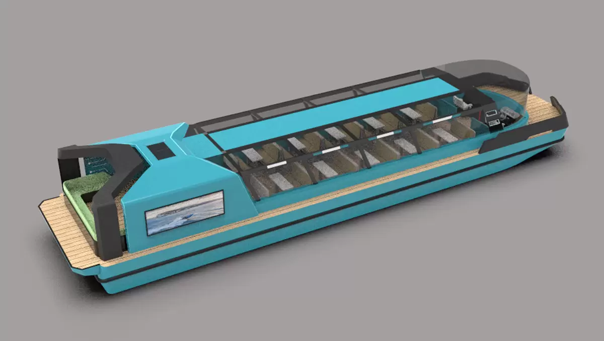 新款开合顶游船