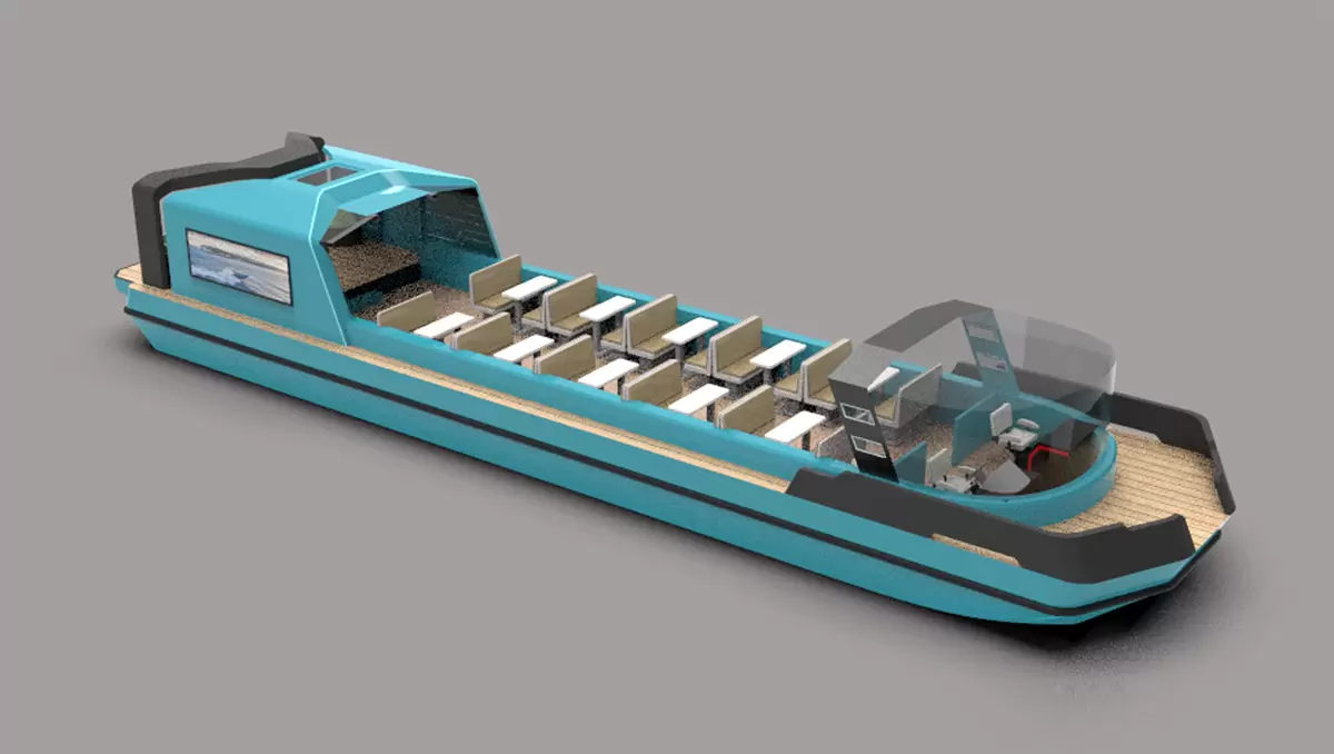 新款开合顶游船